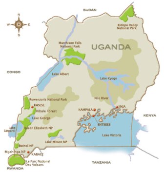 Africa maps, Tanzania Travel Map